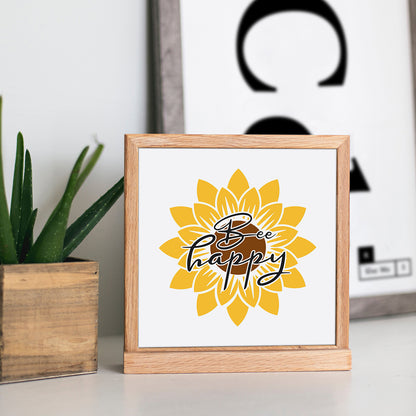 Bee Happy – 3D Lightbox SVG File for Cricut & Silhouette