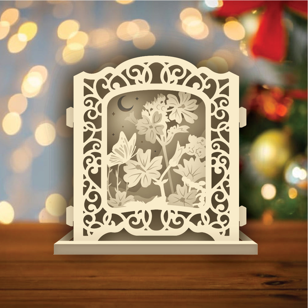Flower – 3D Pop-Up Card SVG File for Cricut & Silhouette
