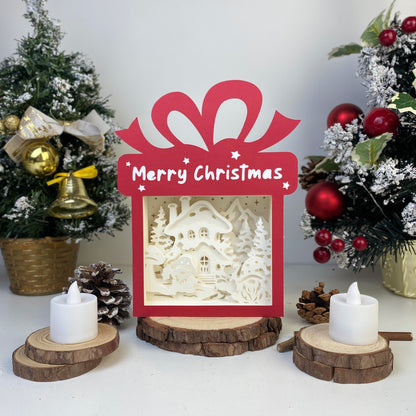 Christmas Gnome 4 – 3D Box SVG File for Cricut & Silhouette