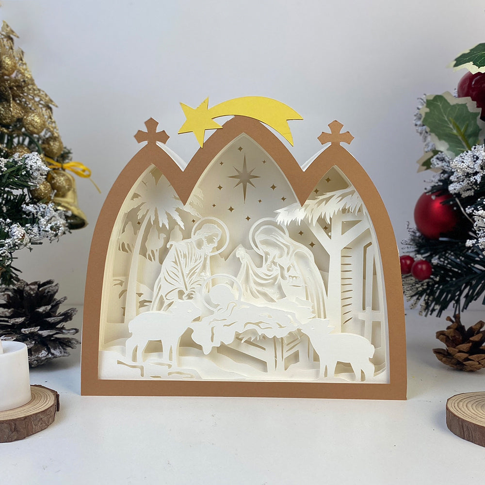 Jesus 3 – 3D Box SVG File for Cricut & Silhouette