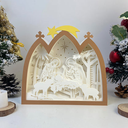 Jesus 3 – 3D Box SVG File for Cricut & Silhouette