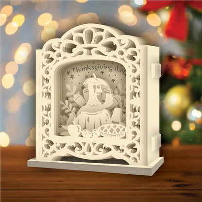 Thanksgiving Day 1 – 3D Pop-Up Card SVG File for Cricut & Silhouette