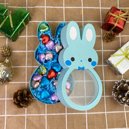 Easter Bunny Blue – Easter Bunny Candy Box File – 3D Box SVG File for Cricut & Silhouette