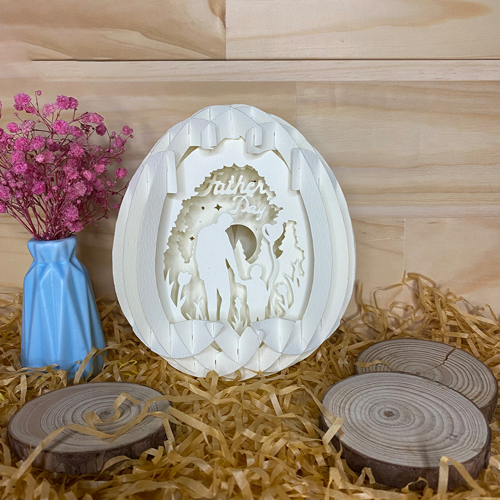 Father's Day 3 – 3D Pop-Up Card SVG File for Cricut & Silhouette