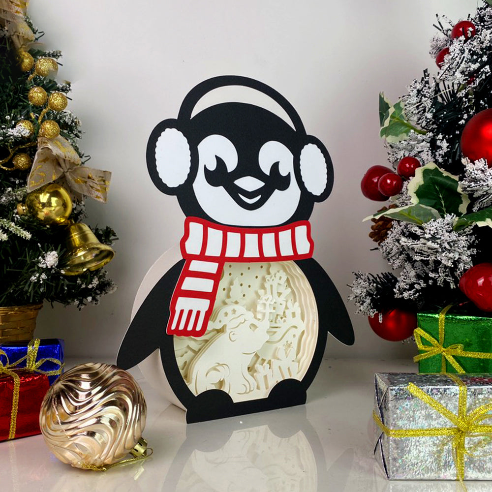 Christmas Bear – 3D Box SVG File for Cricut & Silhouette