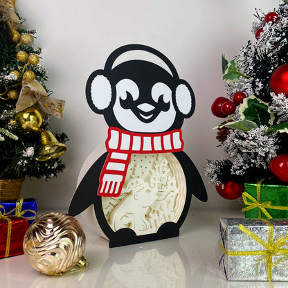 Christmas Bear – 3D Box SVG File for Cricut & Silhouette