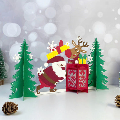 Merry Christmas - 3D Christmas Lantern File - Cricut File  - VEKTOR KRAFT