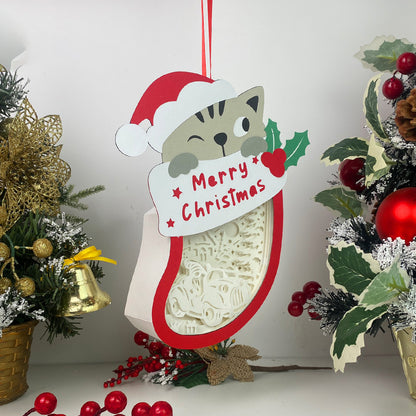 Christmas Gnome – 3D Box SVG File for Cricut & Silhouette
