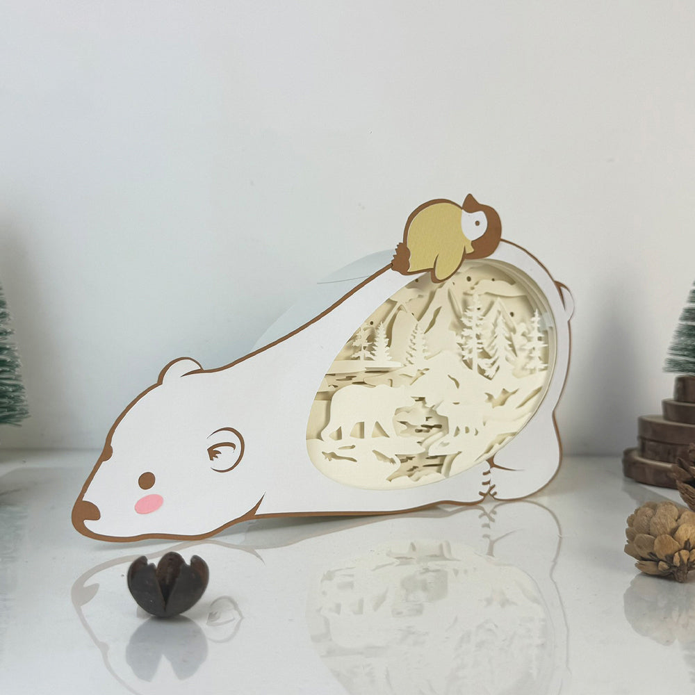 Bear – 3D Box SVG File for Cricut & Silhouette