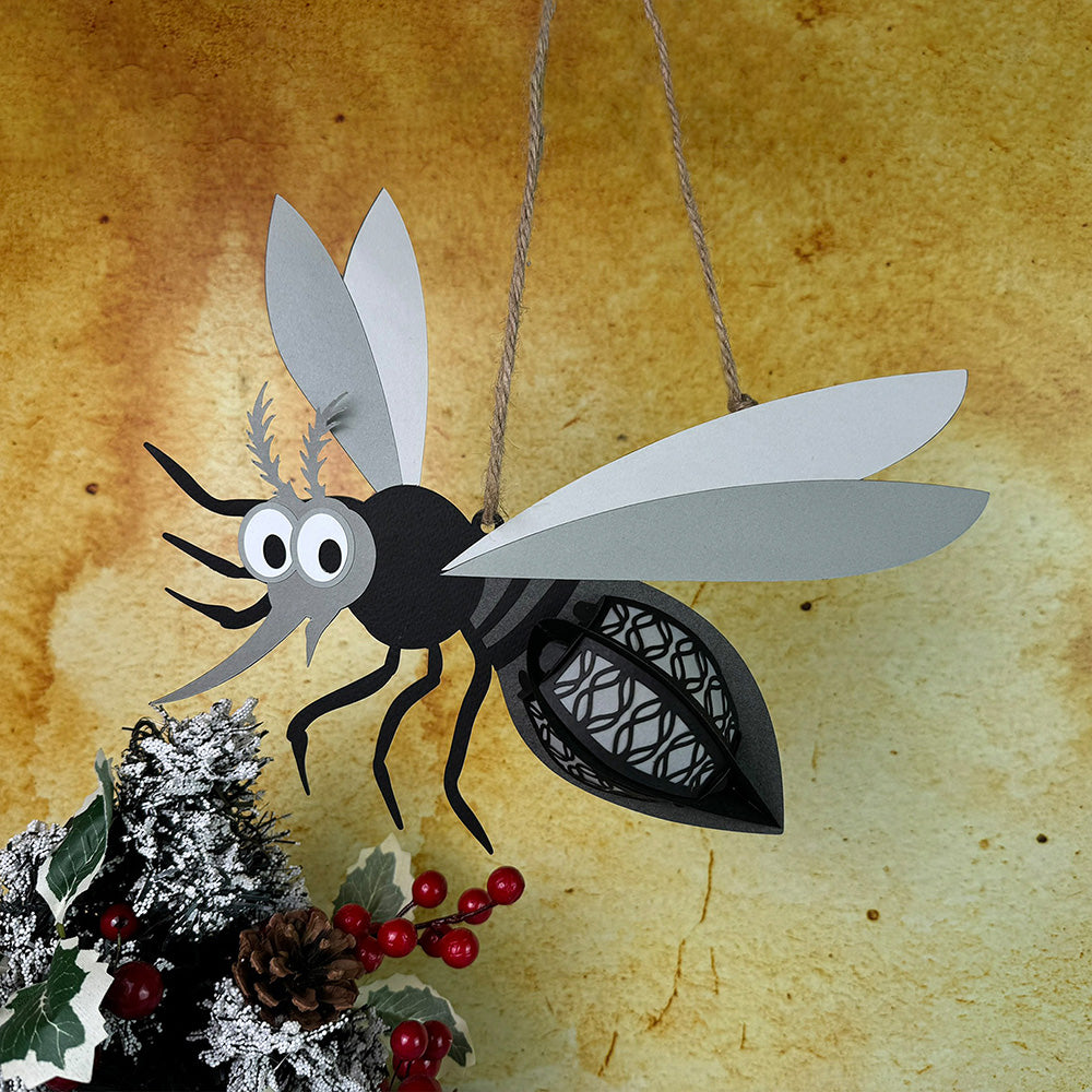 Mosquito - 3D Animal Paper Cut Lantern File  - Cricut File  - VEKTOR KRAFT