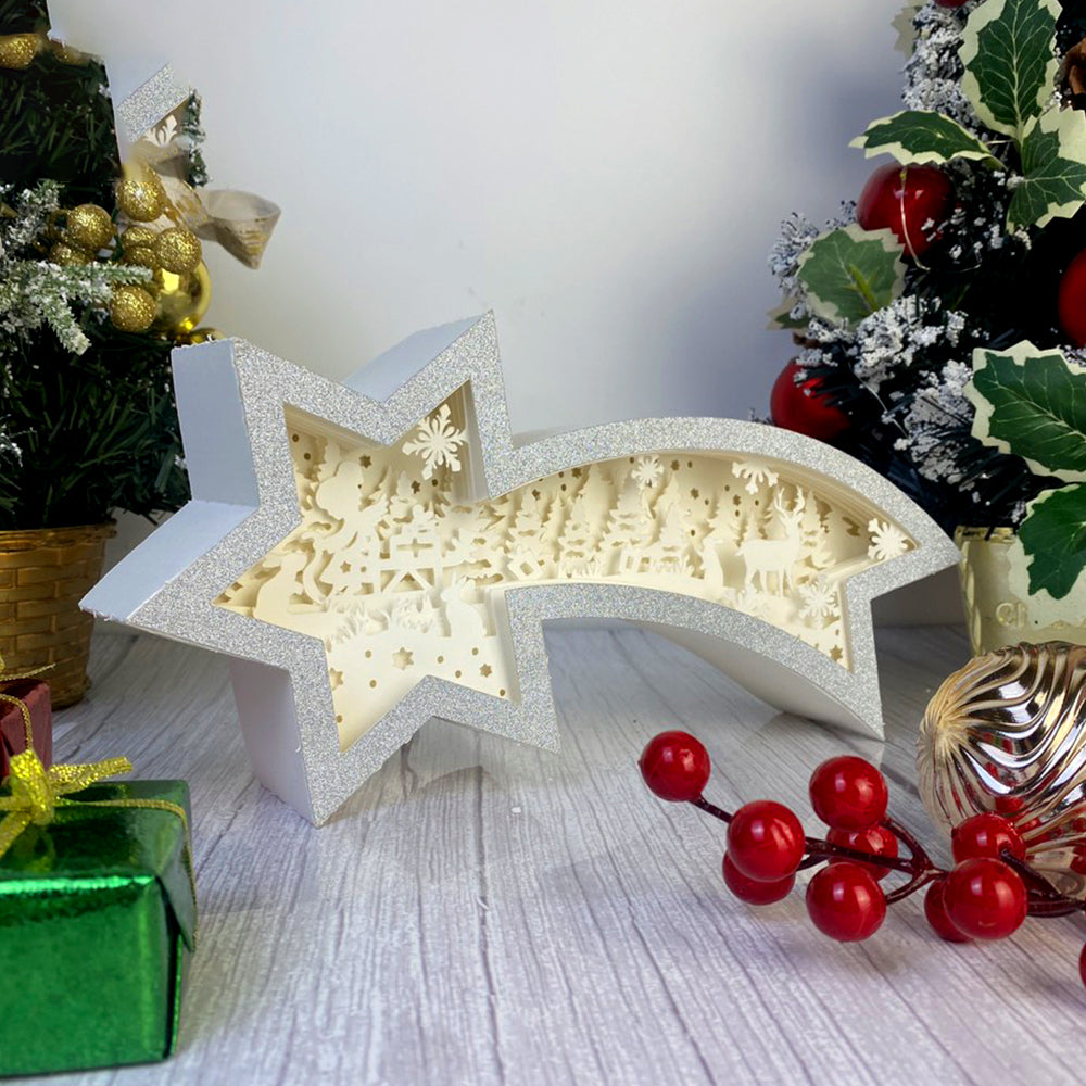 Christmas Angle – 3D Box SVG File for Cricut & Silhouette