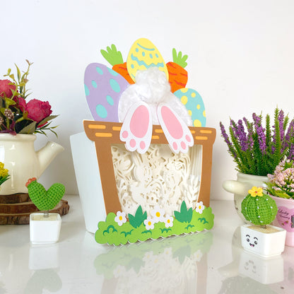 Easter Bunny – 3D Easter Basket Box File - Cricut File - VEKTOR KRAFT