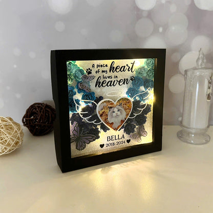 Custom Wings Pet Memorial – 3D Shadow Box SVG File for Cricut & Silhouette