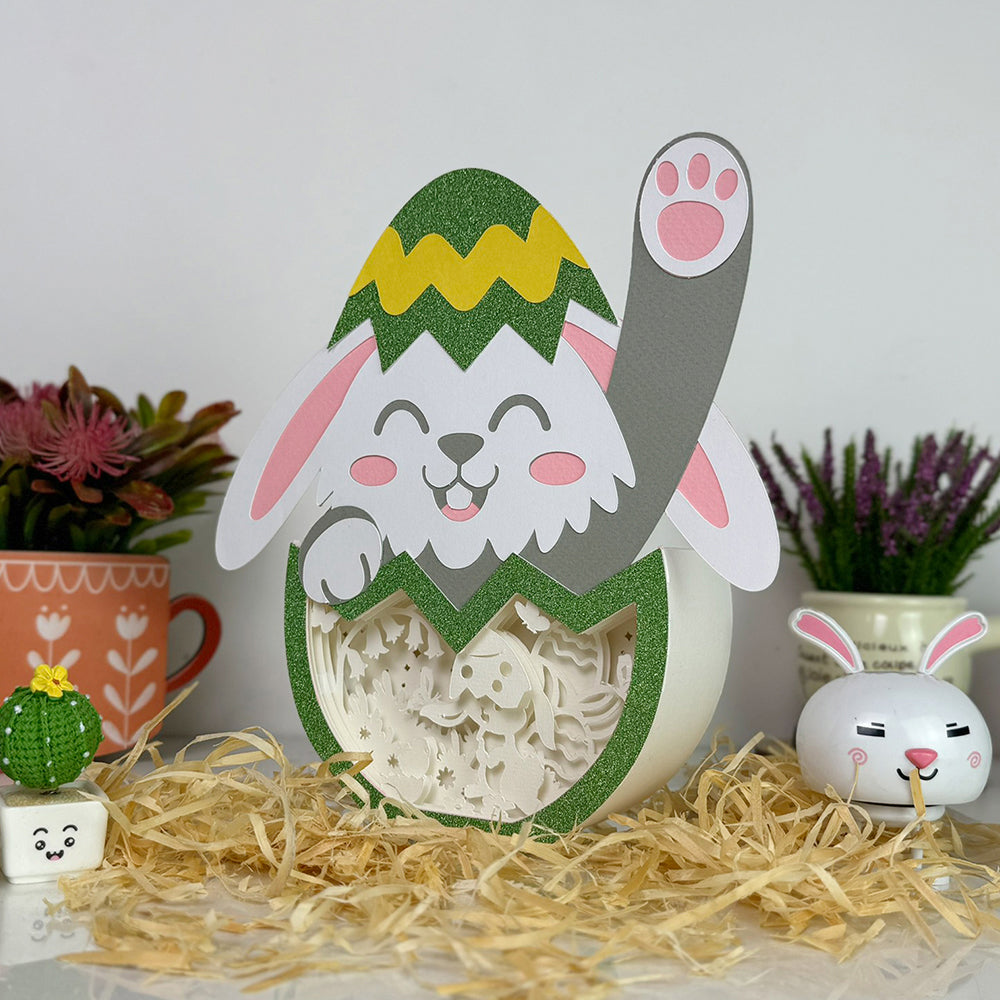 Bunny Eggs – 3D Easter Egg Box File - Cricut File - VEKTOR KRAFT