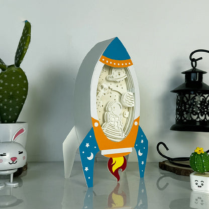 Astronaut 2 – 3D Rocket Box File - Cricut File - VEKTOR KRAFT