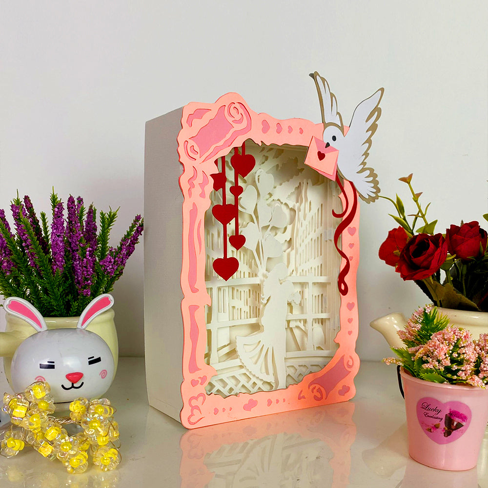 Couple – 3D Picture Frame Love Box File - Cricut File - VEKTOR KRAFT