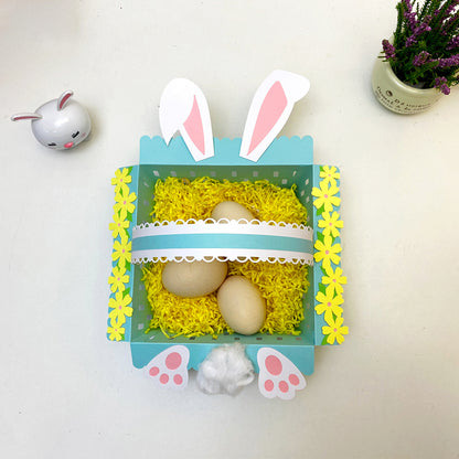 Easter Egg Basket – 3D Shadow Box SVG File for Cricut & Silhouette