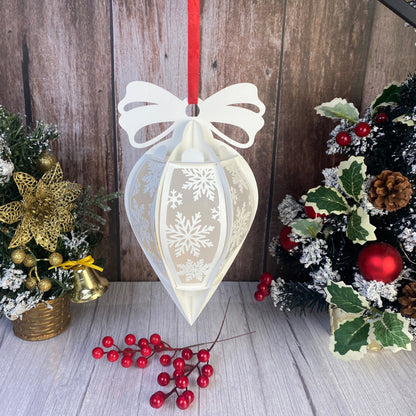 Snowflake – 3D Lantern SVG File for Cricut & Silhouette