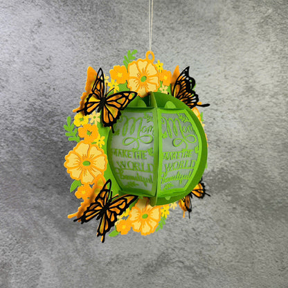 Mom 1 - 3D Paper Cut Lantern File  - Cricut File  - VEKTOR KRAFT