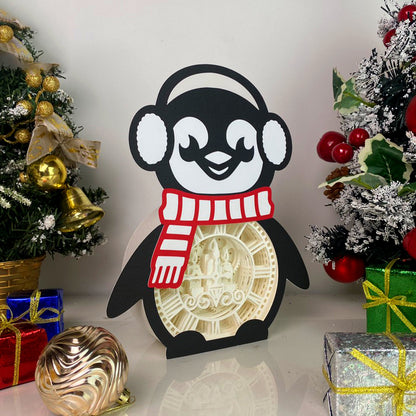 Christmas Clock – 3D Box SVG File for Cricut & Silhouette