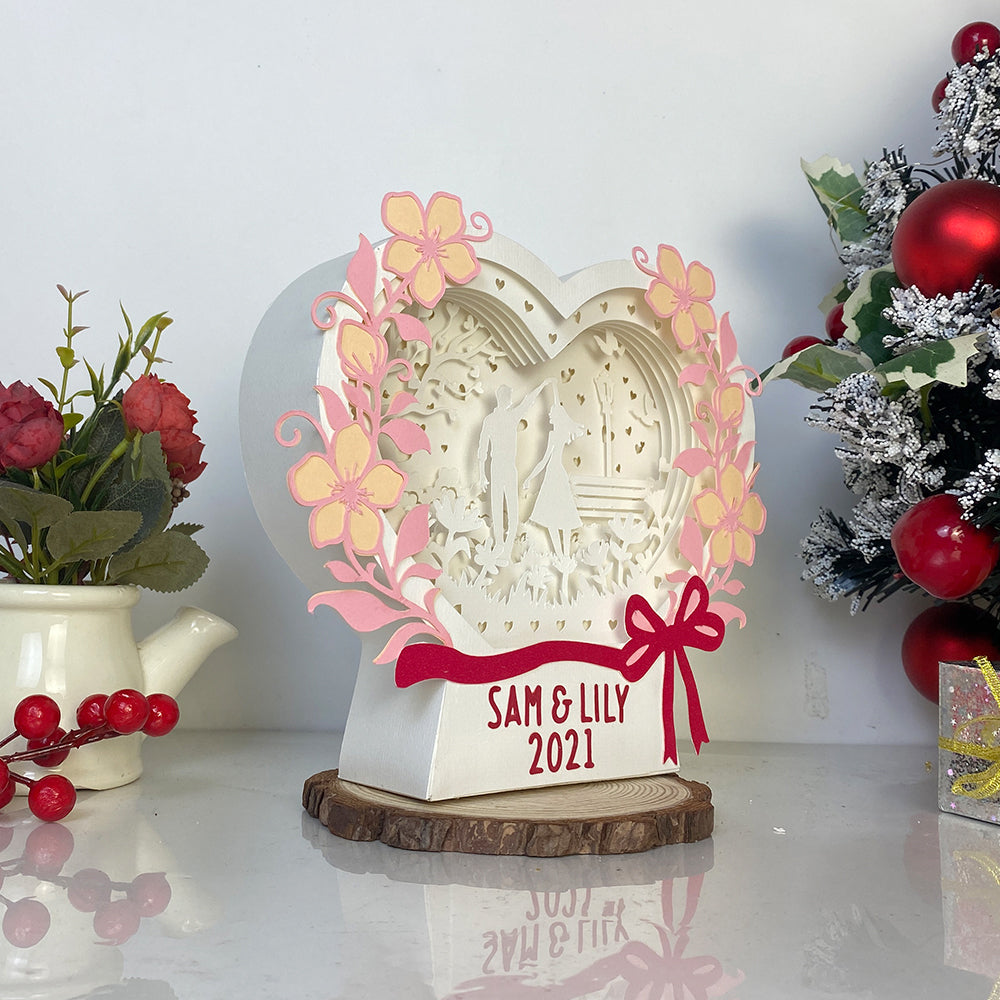 Love 4 – 3D Custom Heart Box  File - Cricut File - VEKTOR KRAFT
