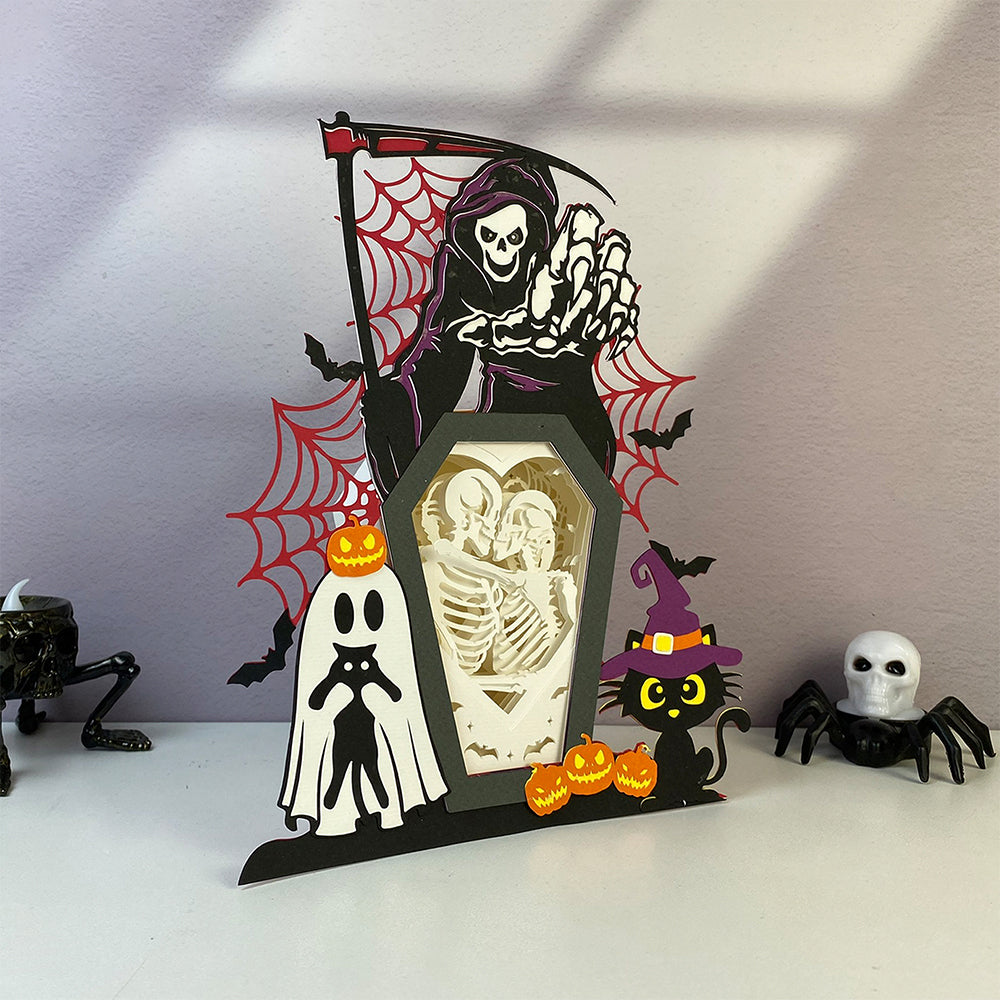 Skeletons – 3D Box SVG File for Cricut & Silhouette