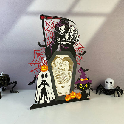 Skeletons – 3D Box SVG File for Cricut & Silhouette