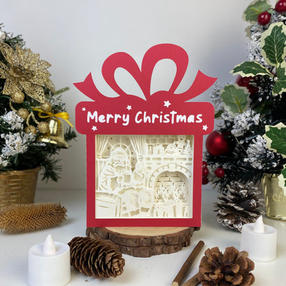 Santa – 3D Box SVG File for Cricut & Silhouette