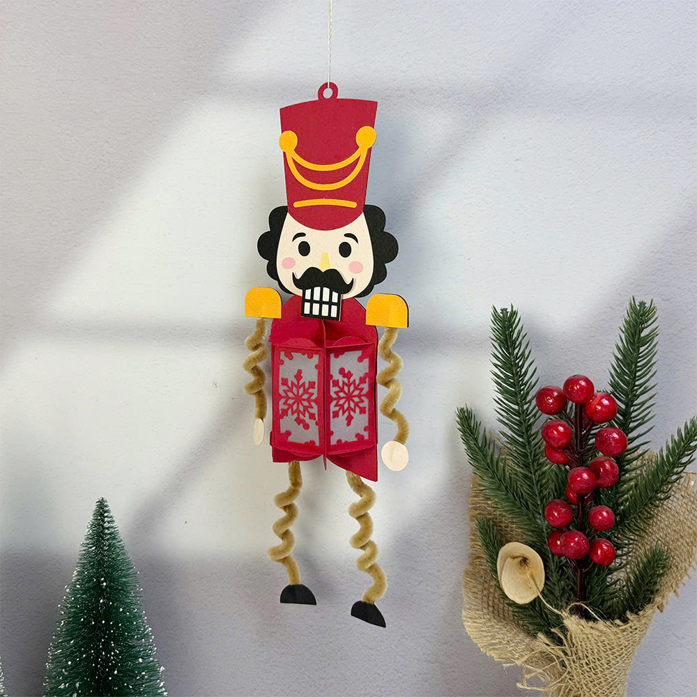 Nutcracker Hanging - 3D Christmas Lantern File - Cricut File  - VEKTOR KRAFT