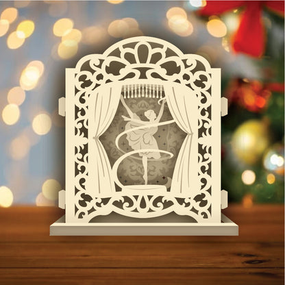 Ballet – 3D Pop-Up Card SVG File for Cricut & Silhouette