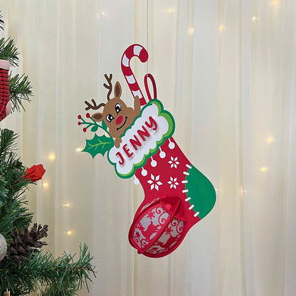 Socks 2 Custom - 3D Christmas Lantern File - Cricut File  - VEKTOR KRAFT