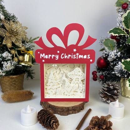 Xmas Gnome – 3D Box SVG File for Cricut & Silhouette