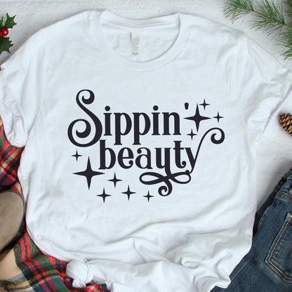 Sippin Beauty - Cricut File - VEKTOR KRAFT