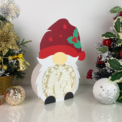 Christmas Gnome 2 – 3D Box SVG File for Cricut & Silhouette