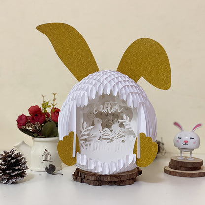 Easter 4 – 3D Pop-Up Card SVG File for Cricut & Silhouette