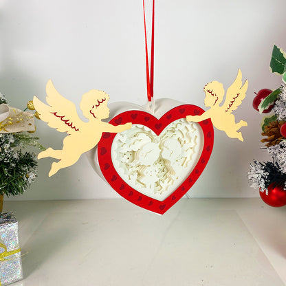 Couple Love – 3D Lantern SVG File for Cricut & Silhouette