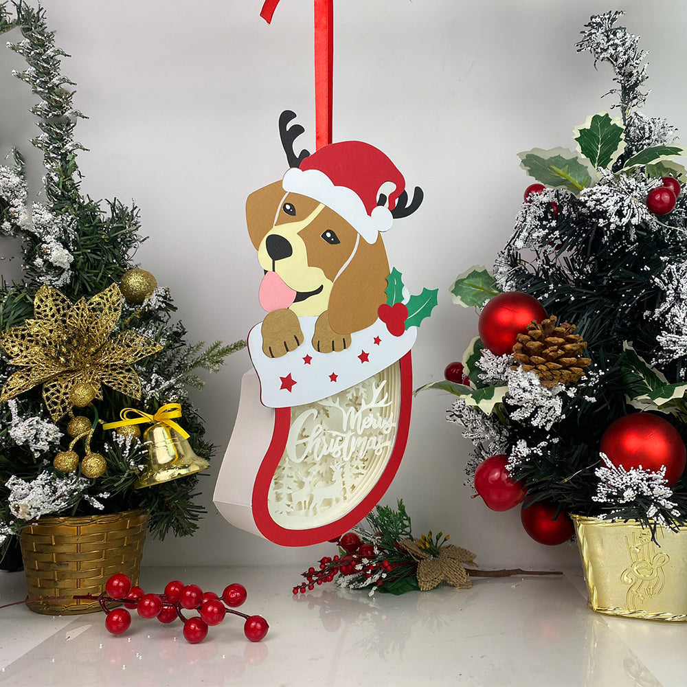 Christmas Deer 2 – 3D Box SVG File for Cricut & Silhouette