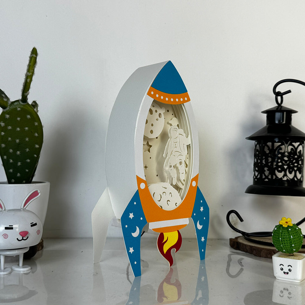 Astronaut 1 – 3D Rocket Box File - Cricut File - VEKTOR KRAFT