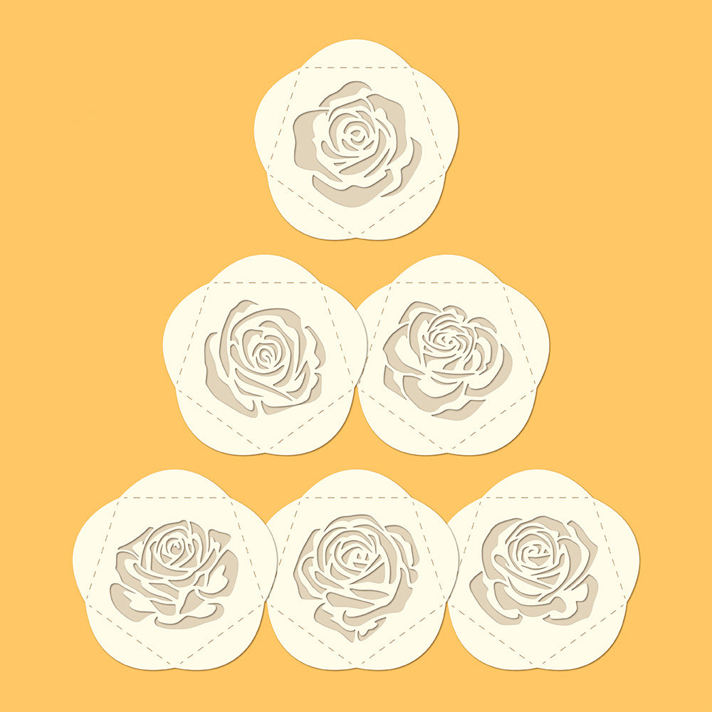 Rose – 3D Lantern SVG File for Cricut & Silhouette