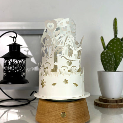 Gnome Love – 3D Lantern SVG File for Cricut & Silhouette