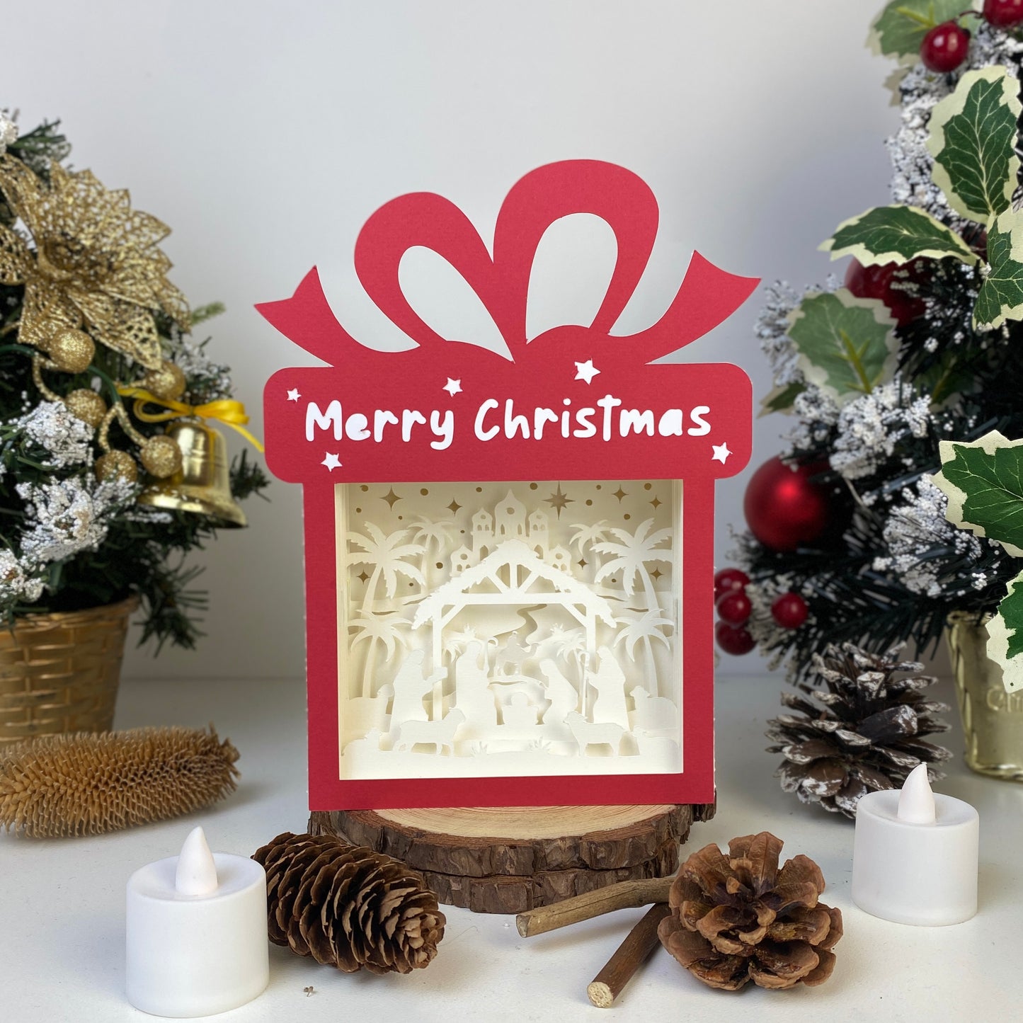 Nativity – 3D Box SVG File for Cricut & Silhouette