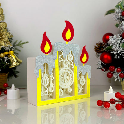 Christmas Balls – 3D Box SVG File for Cricut & Silhouette