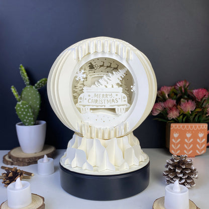 Xmas Truck – 3D Pop-Up Card SVG File for Cricut & Silhouette