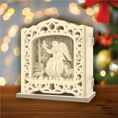 Christmas Angel – 3D Pop-Up Card SVG File for Cricut & Silhouette
