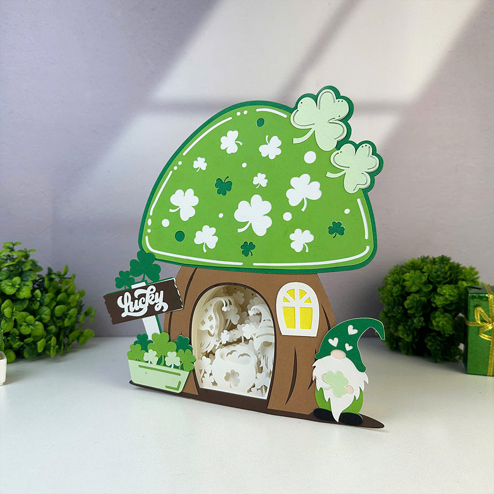 St.Patrick's Day 1 – 3D House Box 1 File - Cricut File - VEKTOR KRAFT