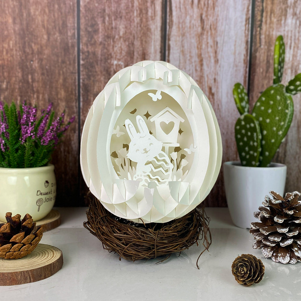Happy Easter 2 – 3D Pop-Up Card SVG File for Cricut & Silhouette