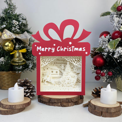 Santa 2 – 3D Box SVG File for Cricut & Silhouette