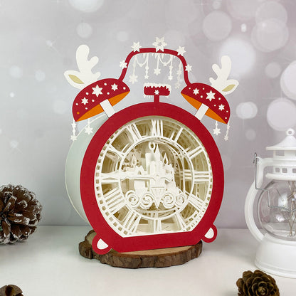 Clock – 3D Box SVG File for Cricut & Silhouette