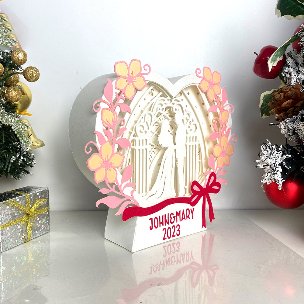 Love 2 – 3D Custom Heart Box  File - Cricut File - VEKTOR KRAFT