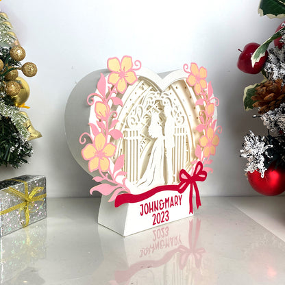 Love 2 – 3D Custom Heart Box  File - Cricut File - VEKTOR KRAFT